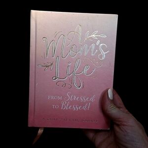 "5/$25" Small Pink "A Mom's Life" Daily Journal Book NWOT